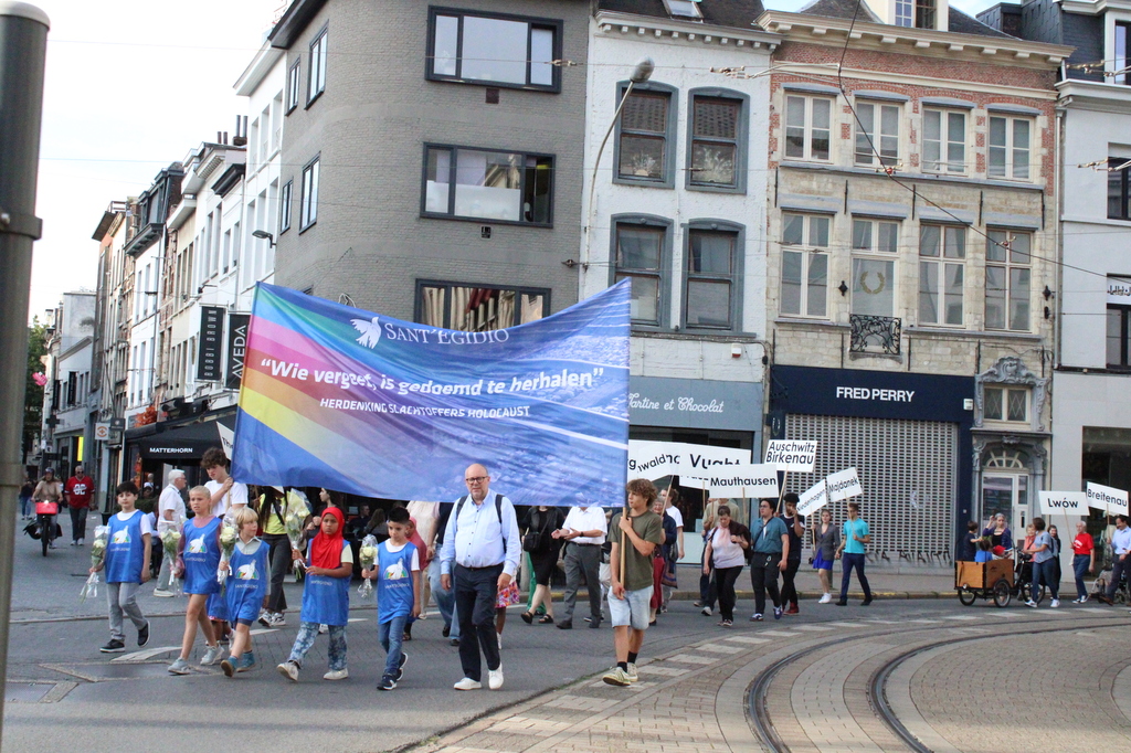 Marche du souvenir à Anvers, afin que la mémoire de la Shoah demeure un repère pour une Europe démocratique